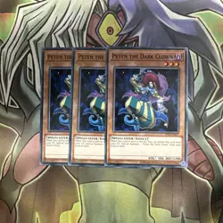 OP16-EN017 Peten The Dark Clown Common x3 Excellent Condition Yugioh - Image 1