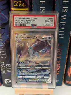 PSA 10 Glaceon VSTAR GG40/GG70 Pokemon Crown Zenith Full Art Gem Mint - Image 1