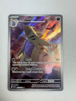 Pokemon Tyranitar Paldea Evolved Illustration Rare Holo #222/193 180 HP - Image 2
