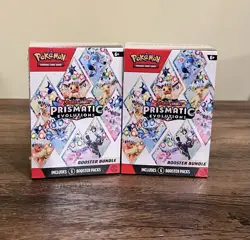 Pokemon TCG 2 Prismatic Evolutions Booster Bundles Factory Sealed - Image 1