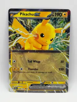 Pikachu ex Double Rare PRE SV: Prismatic Evolutions 028/131 Pokemon TCG - Image 1