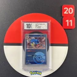 Pokemon TCG S-Chinese Gyarados 151C 130/151 Poke Ball Grade10 - Image 1