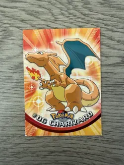 Charizard E6 of 12 Movie Edition #06 Topps 1999 Black Logo Pokemon - Image 1