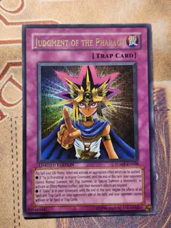 Yugioh Judgment Of The Pharaoh JUMP-EN008 Ultra Rare Limited Edition Lp - Image 1