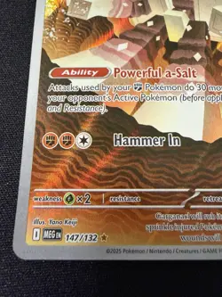 GARGANACL🪨 ILLUSTRATION RARE 🔥 Mega Evolution 147/132 Pokemon TCG - Image 3