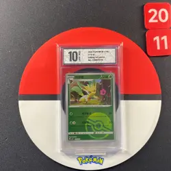 2025 Chinese Pokemon Gem Pack Vol 2 CBB2C 07 03/15 Leafeon Poke Ball Grade10 - Image 1