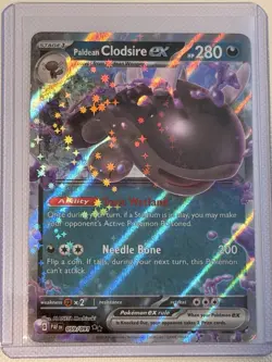 Paldean Clodsire Ex 59/91 Pokemon TCG S&V Paldean Fates Double Rare Holo NM - Image 1
