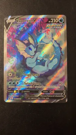 Pokemon TCG Vaporeon V SWSH181 Black Star Promo NM - Image 1