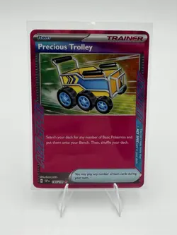Pokemon Precious Trolley ACE SPEC Trainer Sv08 Surging Sparks 185/191 Holo - Image 1