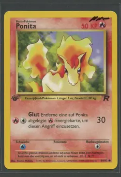 Ponita 1. Edition | Team Rocket 64/82 | Pokemon Karte Deutsch NM- 2000 WOTC - Image 5