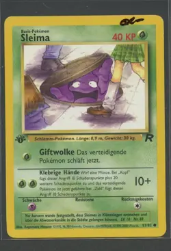 Sleima 1. Edition | Team Rocket 57/82 | Pokemon Karte Deutsch EXC- 2000 WOTC - Image 1