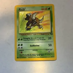Pokemon TCG Pinsir Jungle 9/64 Holo Unlimited Holo Rare - Image 1