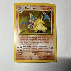 Pokemon TCG Charizard 4/102 Base Set Holo Rare 120 - Image 2