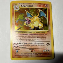 Pokemon TCG Charizard 4/102 Base Set Holo Rare 120 - Image 4
