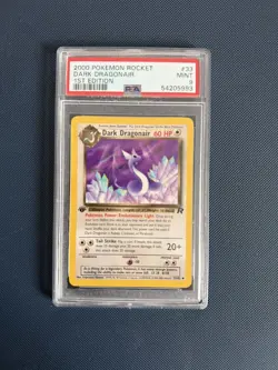 Pokemon TCG Team Rocket Dark Dragonair #33 PSA 9 1st Edition - Image 1