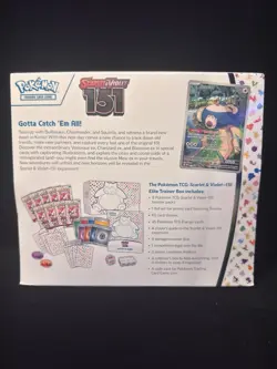 Pokemon Scarlet & Violet 151 Elite Trainer Box Sealed With Acrylic Case 820650853159 - Image 3