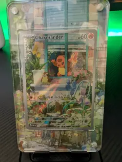 Pokemon TCG Charmander Black Star Promo #44 (Comes With Display Case) - Image 1