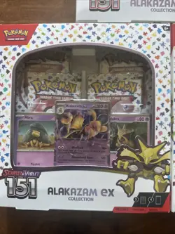 Pokemon Scarlet & Violet 151 Alakazam EX Collection Box New Factory Sealed 🔥 - Image 2