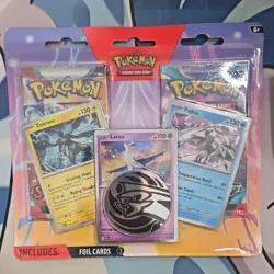 Pokemon Scarlet & Violet TCG Enhanced 2 Pack Blister -Zekrom Latios Palkia - Image 1