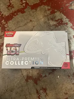 MEW UPC 151 Ultra Premium Collection Box EMPTY BOX includes Coin, Playmat.Dice - Image 2