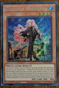 Exosister Martha POTE-EN025 Secret Rare 1st Edition Near Mint Yu-Gi-Oh! - Image 1