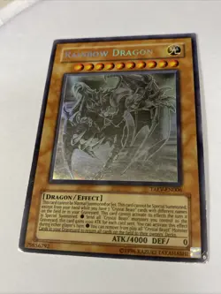 Yu-Gi-Oh! TCG Rainbow Dragon Card - Image 1