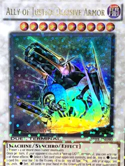 yugioh Ally Of Justice Decisive Armor DT03-EN090 Ultra Parallel Rare Near Mint - Image 2