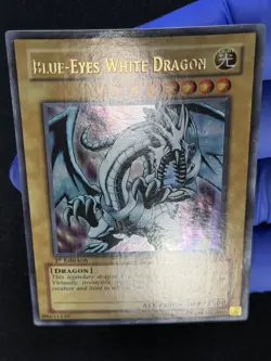Yugioh Blue Eyes White Dragon #LOB-001 Ultra Rare 1st Edition ASIAN ENGLISH LP - Image 5