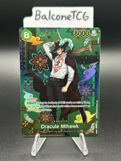 One Piece Dracule Mihawk - OP12-030 (SP) The Azure Sea's Seven OP14 - Image 2