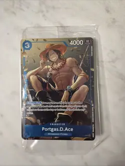 One Piece TCG: Portgas D. Ace P-074 Promo Tin Pack Set Vol. 2 Sealed English - Image 1