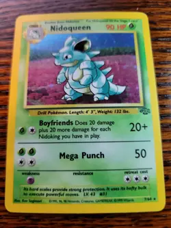 Nidoqueen 7/64 Rare Holo 1999 Jungle Set WOTC Pokemon Cards EXCELLENT* - Image 2