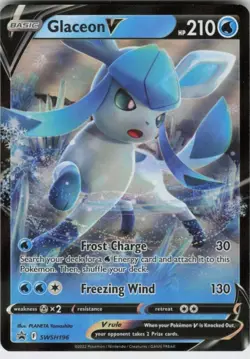 Glaceon V SWSH196 Holo Foil PROMO RARE Pokemon Card - NM - Image 1