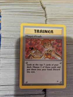 Misty's Wrath 114/132 Gym Heroes Regular Pokemon Card Lp - Image 1