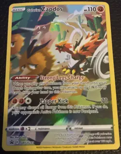 Pokemon TCG SWSH: Sword & Shield Promo Cards #SWSH283 Galarian Zapdos NM- - Image 1