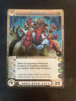 Yondaf - Rare - Chaotic Card - Zenith of the Hive N/M - Image 1