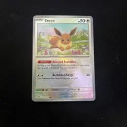 Eevee 074/131 Poke Ball Prismatic Evolutions Pokemon Card Reverse Near Mint NM - Image 1