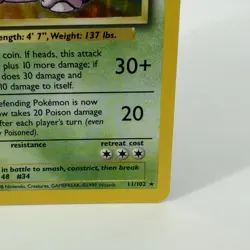 Nidoking - 11/102 - Pokemon Base Set Unlimited Holo Rare Card WOTC - Image 4
