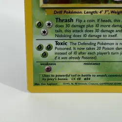 Nidoking - 11/102 - Pokemon Base Set Unlimited Holo Rare Card WOTC - Image 5
