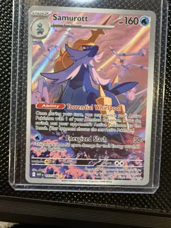 Pokemon Samurott 107/086 Sv: White Flare Illustration Rare Holo Card - Image 1