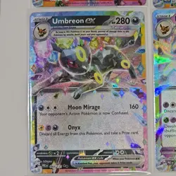 Pokemon TCG Eeveelutions EX Prismatic Evolutions - 9 CARD SET COMPLETE N/NM - Image 5