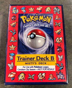 1999 Pokemon Trainer Deck B Box - Opened Empty Box - No cards included - Image 1