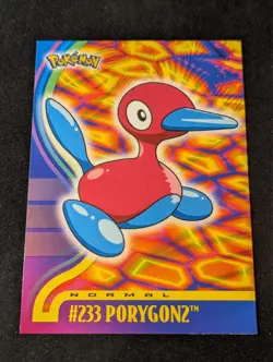 Porygon2 # 233 Pokemon Card Topps TV Animation Edition - Image 1