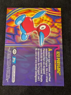 Porygon2 # 233 Pokemon Card Topps TV Animation Edition - Image 2