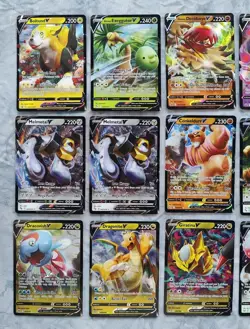 Pokemon V Card Bundle Mixed Collection Pokemon TCG Nintendo Typhlosion 2020s x18 - Image 3