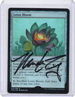 Lotus Bloom Foil Signed Artist Proof MTG RARE - Image 1