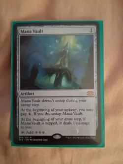 Magic The Gathering- Mana Vault Artifact- Double Masters 2022 Near Mint - Image 1