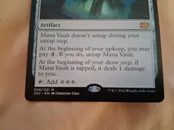 Magic The Gathering- Mana Vault Artifact- Double Masters 2022 Near Mint - Image 3