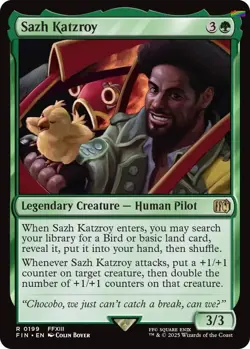 Sazh Katzroy [FIN - 199] Foil NM EN - Image 1