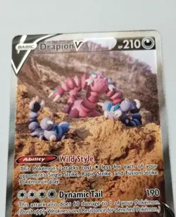 Pokemon TCG Drapion V Crown Zenith: Galarian Gallery GG49/GG70 Holo Ultra Rare - Image 2
