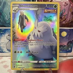 Pokemon TCG Abomasnow TG01/TG30 Sword & Shield-Astral Radiance Holo (Near Mint) - Image 1
